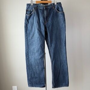 Roots Men's Straight Blue Jeans